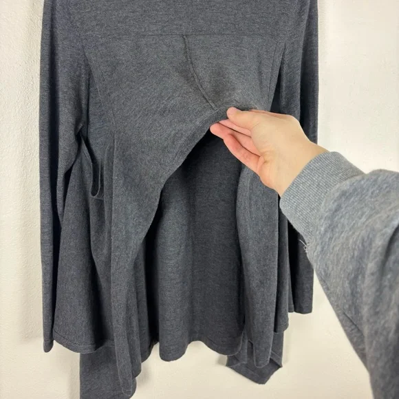 Forte Cashmere Long Sleeve Draped 100% Cashmere Sweater Women’s Size Large NWT - Picture 6 of 6